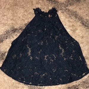 Free people lace tank top size Small